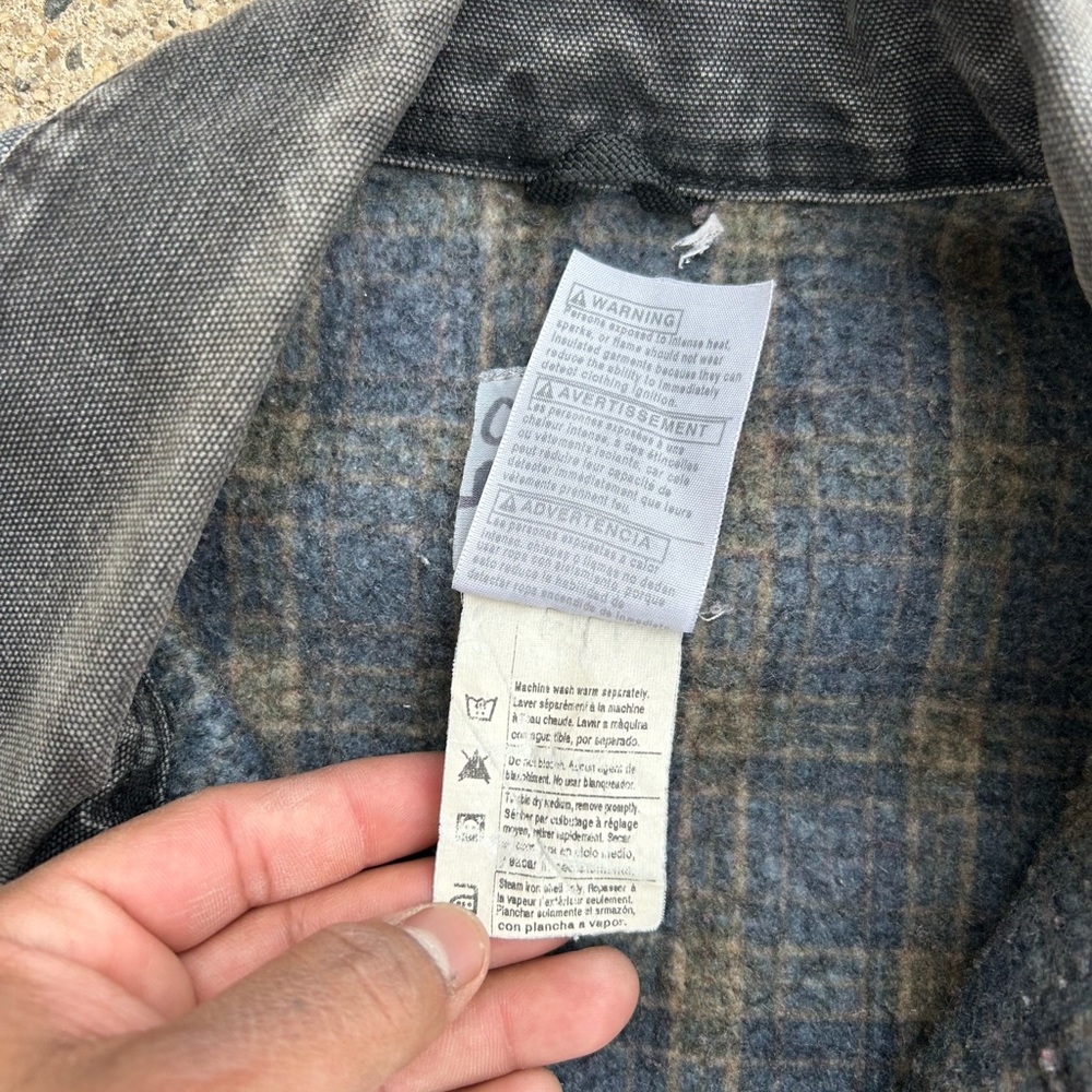VTG Carhartt J97 PTL Detroit Jacket Blanket Lined Made in USA XL Patch 2004 - Picture 7 of 8